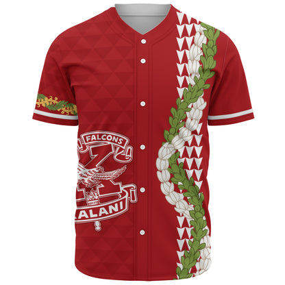 Kalani High School Baseball Shirt Puakenikeni Maile Flower Lei