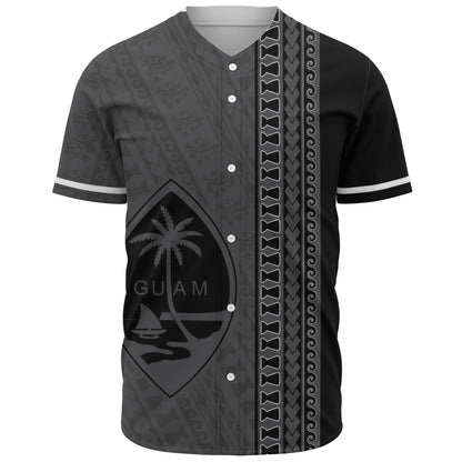 Guam Baseball Shirt Island Crest Chamorro Tribal Heritage