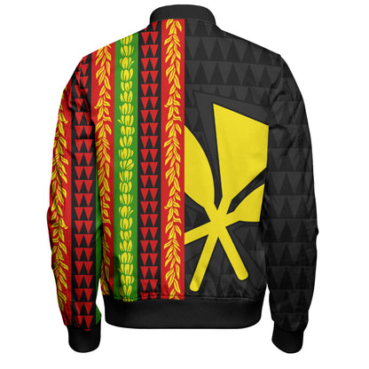 Hawaii Bomber Jacket Flag Tribal Stripe Island Pride Style
