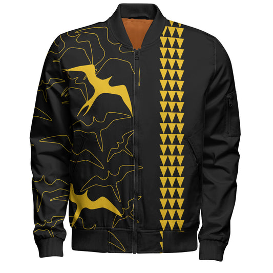 Hawaii Bomber Jacket Iwa Bird Flight Style