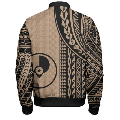 Yap State Bomber Jacket Polynesian Tattoo