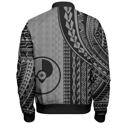 Yap State Bomber Jacket Polynesian Tattoo