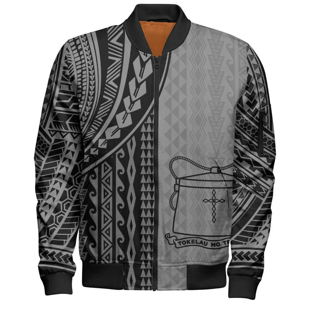 Tokelau Bomber Jacket Polynesian Tattoo