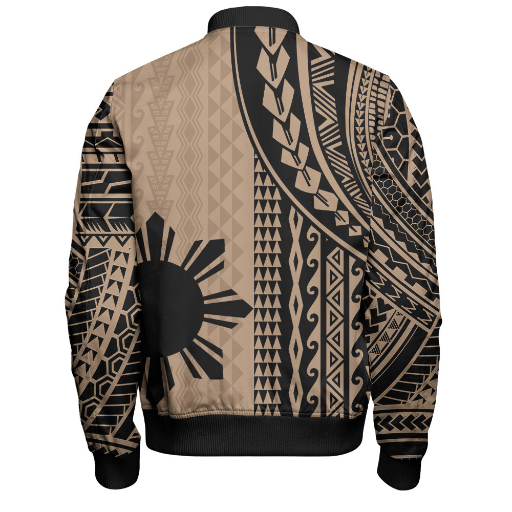 Philippines Filipinos Bomber Jacket Polynesian Tattoo