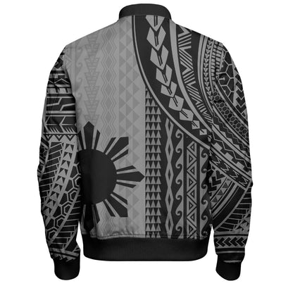 Philippines Filipinos Bomber Jacket Polynesian Tattoo