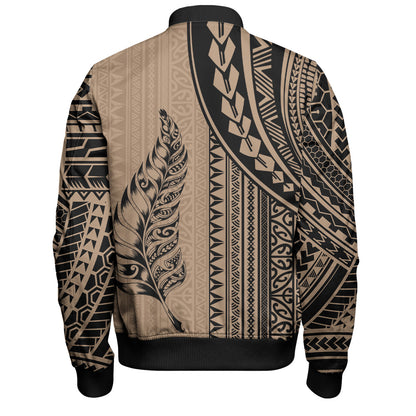 New Zealand Bomber Jacket Polynesian Tattoo