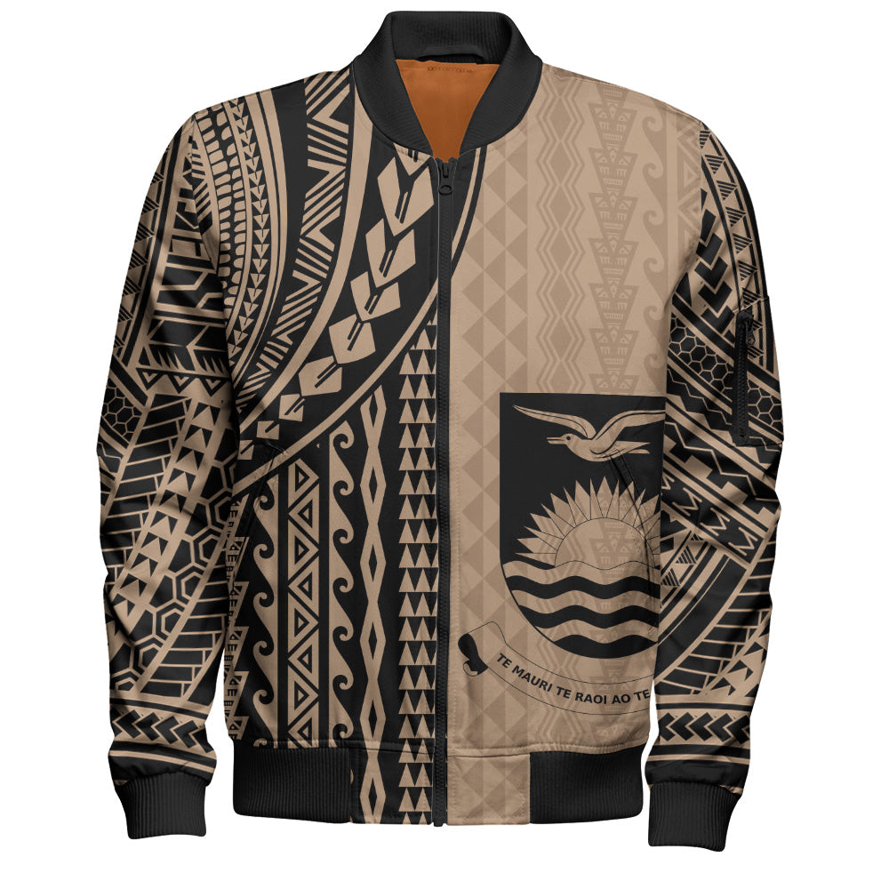 Kiribati Bomber Jacket Polynesian Tattoo