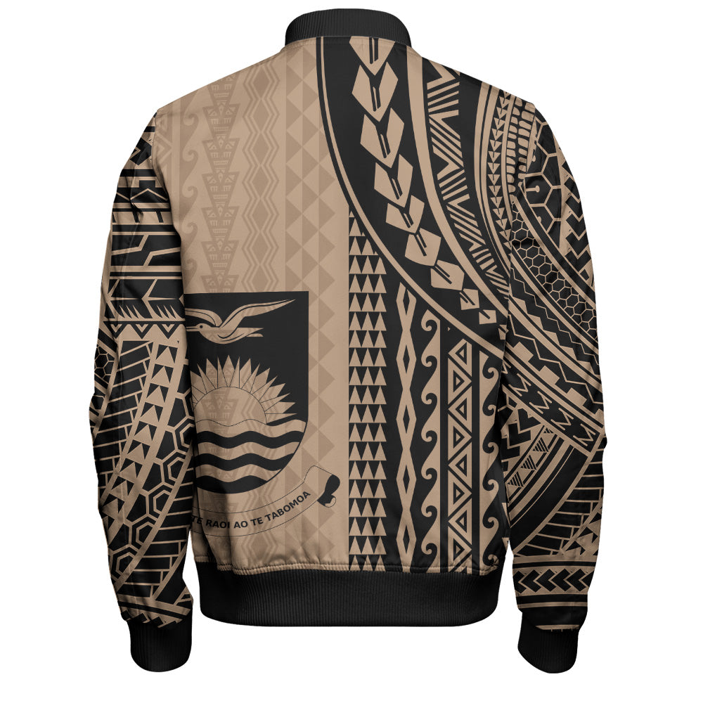 Kiribati Bomber Jacket Polynesian Tattoo