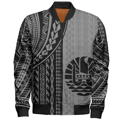 Tahiti Bomber Jacket Polynesian Tattoo