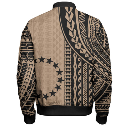 Cook Islands Bomber Jacket Polynesian Tattoo