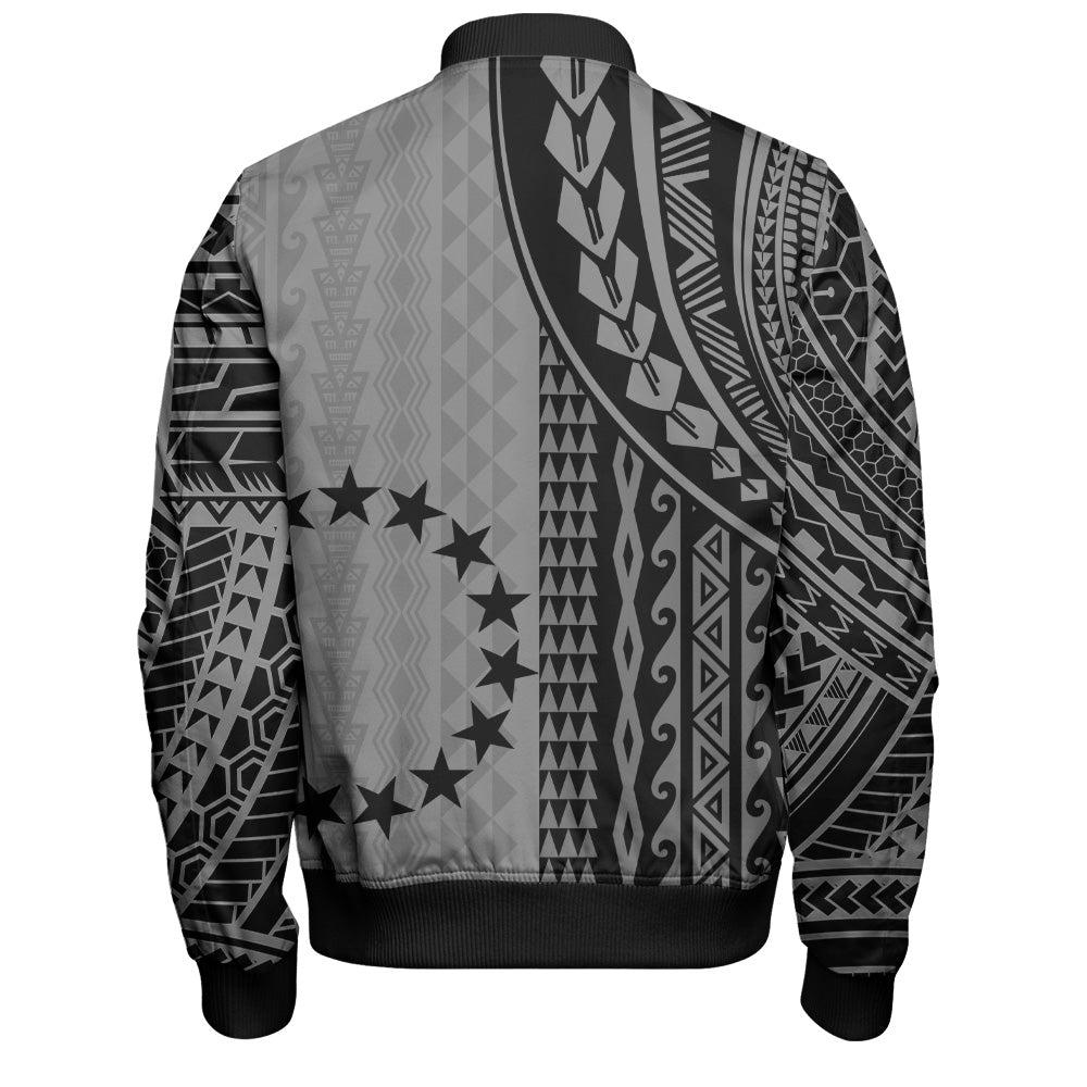Cook Islands Bomber Jacket Polynesian Tattoo