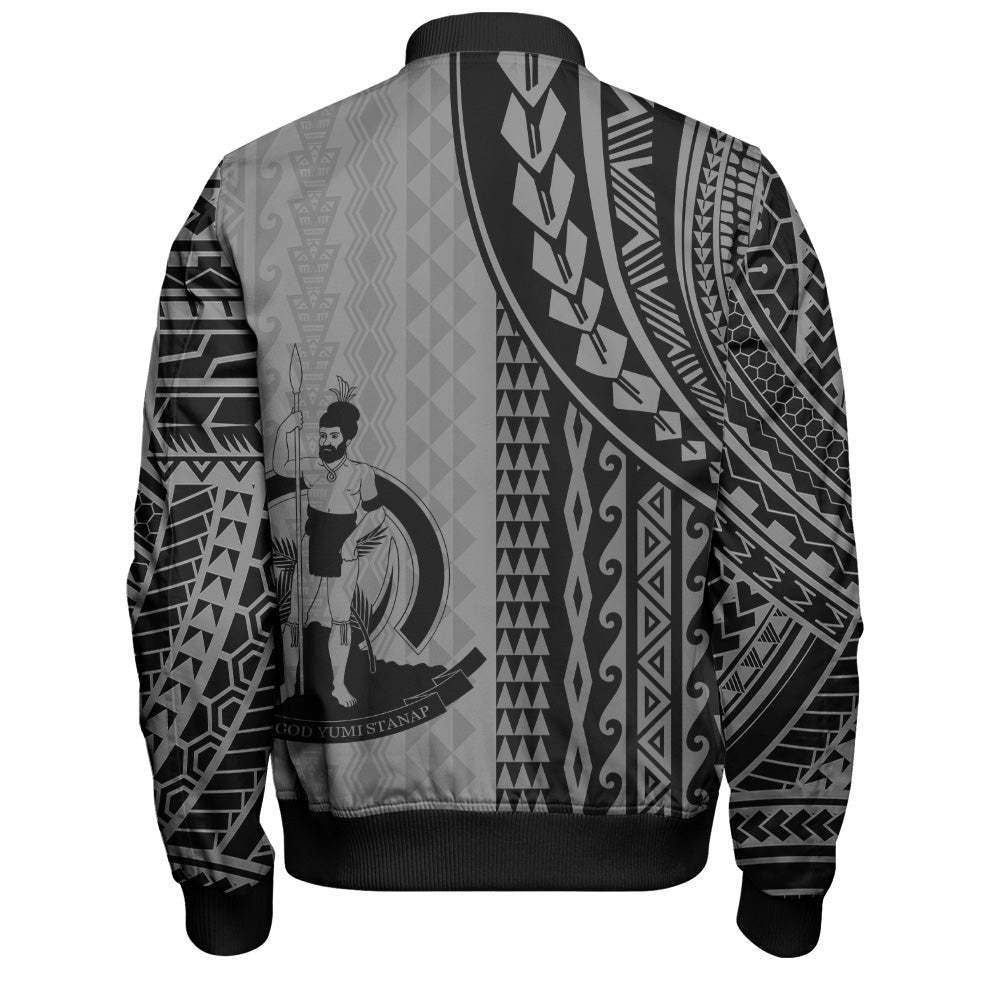 Vanuatu Bomber Jacket Polynesian Tattoo