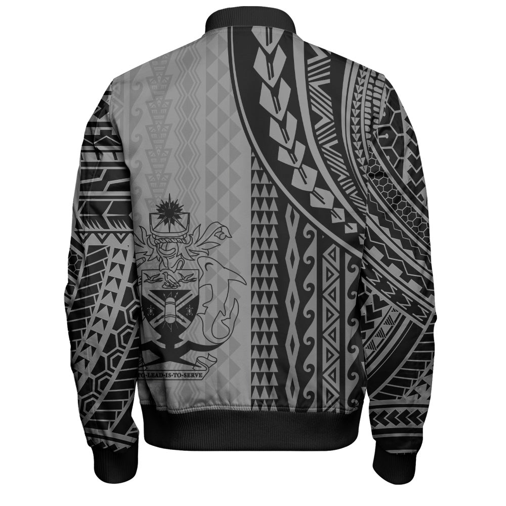Solomon Islands Bomber Jacket Polynesian Tattoo