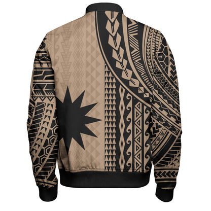 Nauru Bomber Jacket Polynesian Tattoo