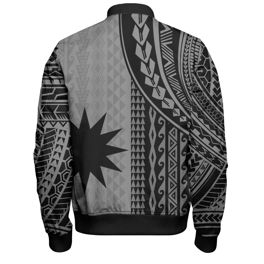 Nauru Bomber Jacket Polynesian Tattoo