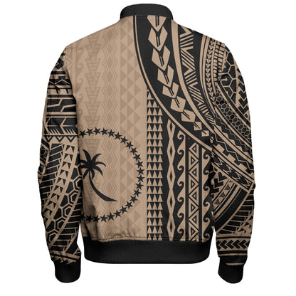 Chuuk State Bomber Jacket Polynesian Tattoo