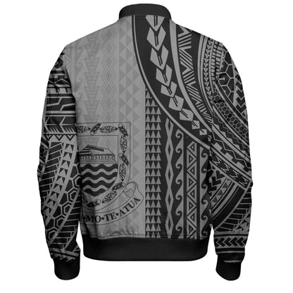 Tuvalu Bomber Jacket Polynesian Tattoo