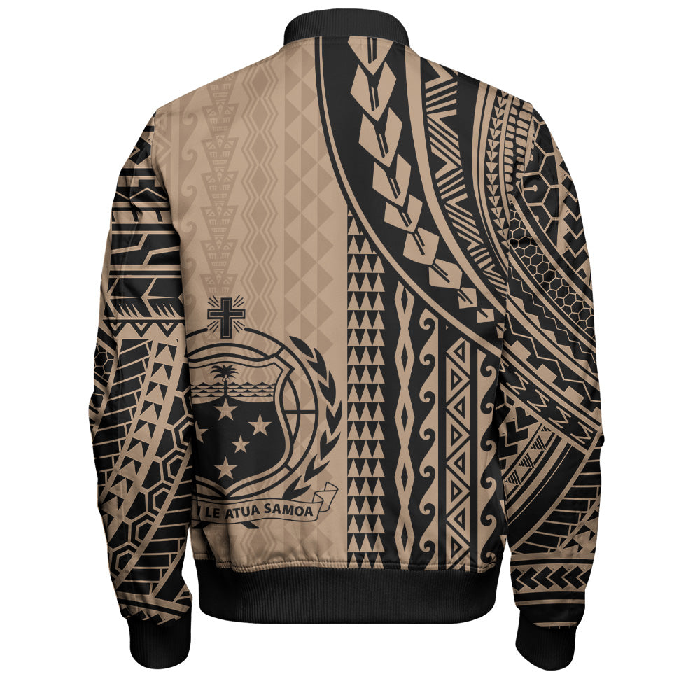 Samoa Bomber Jacket Polynesian Tattoo