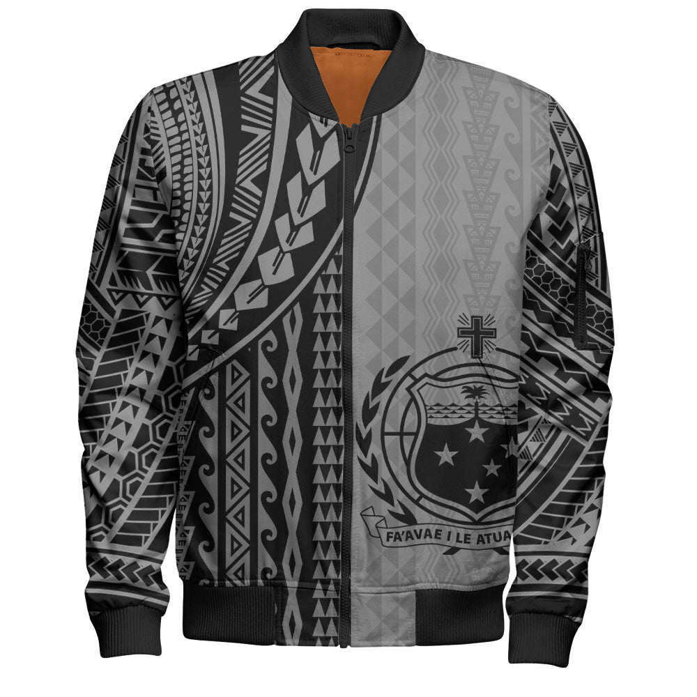 Samoa Bomber Jacket Polynesian Tattoo