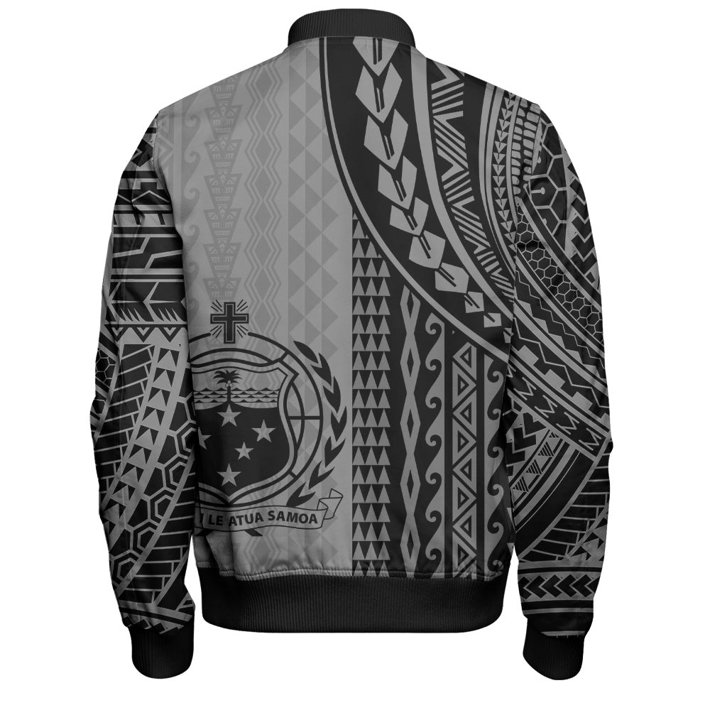 Samoa Bomber Jacket Polynesian Tattoo