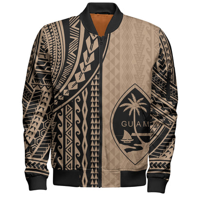 Guam Bomber Jacket Polynesian Tattoo
