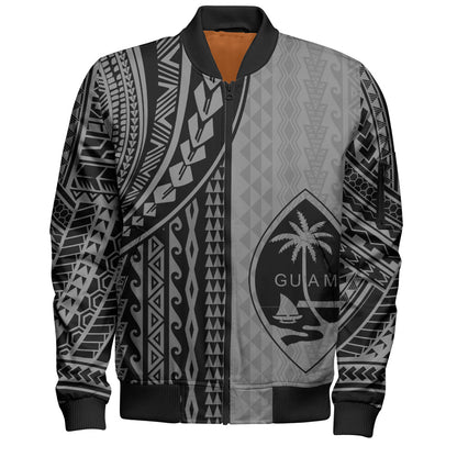 Guam Bomber Jacket Polynesian Tattoo