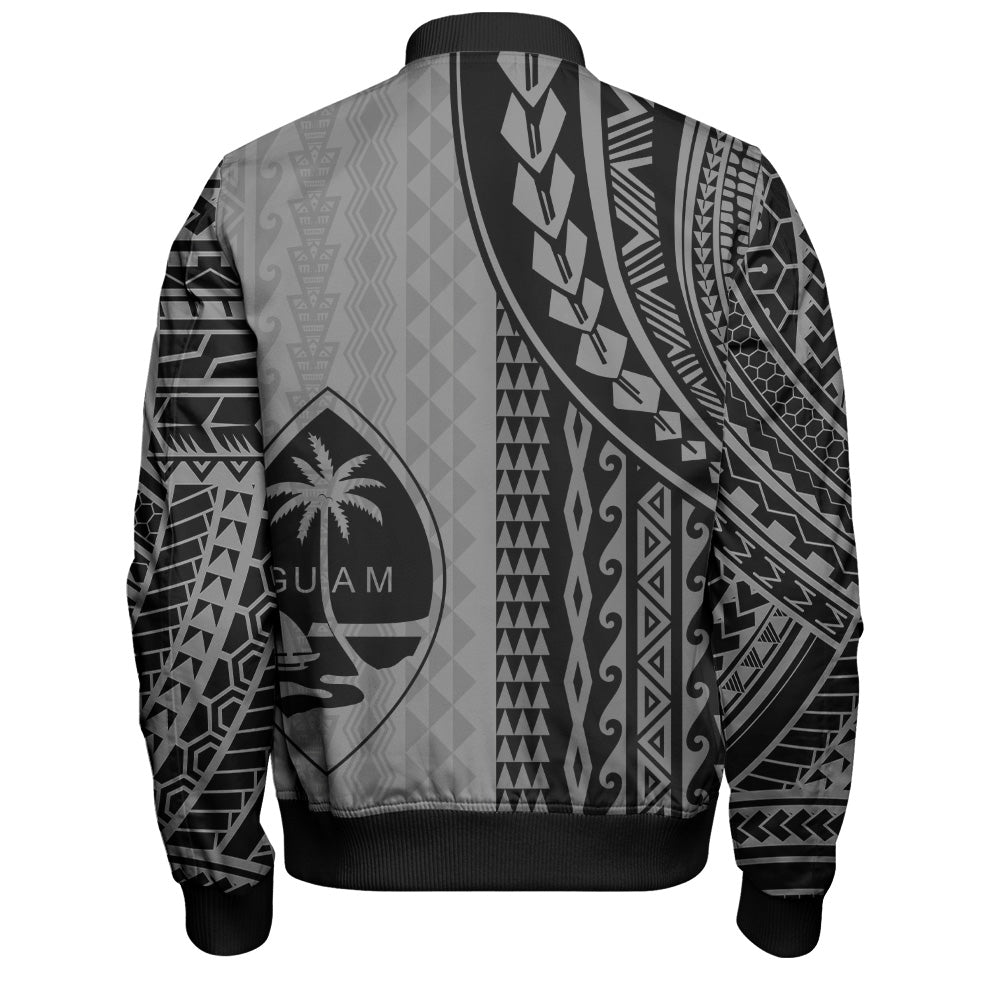 Guam Bomber Jacket Polynesian Tattoo