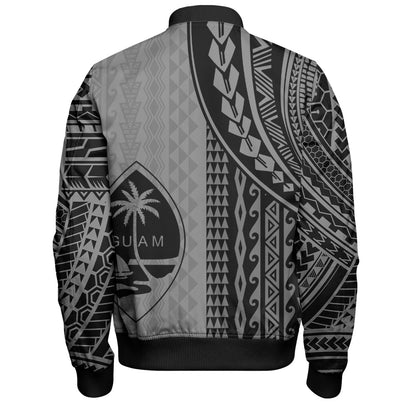 Guam Bomber Jacket Polynesian Tattoo