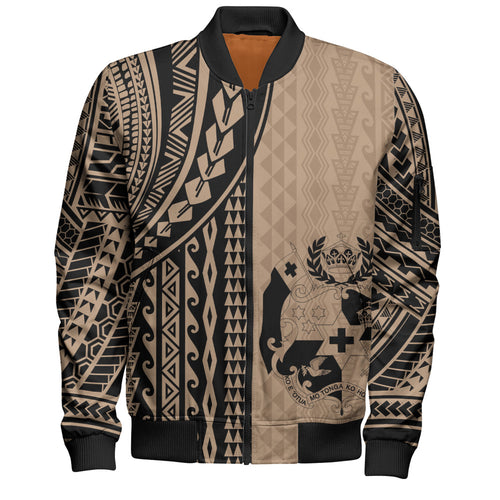 Tonga Bomber Jacket Polynesian Tattoo