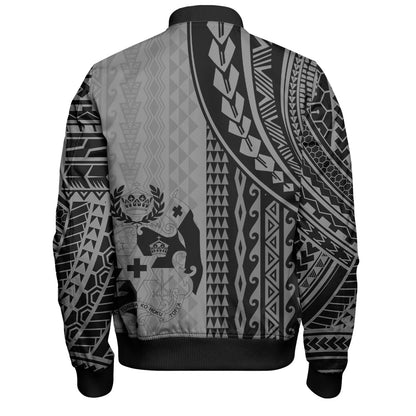 Tonga Bomber Jacket Polynesian Tattoo