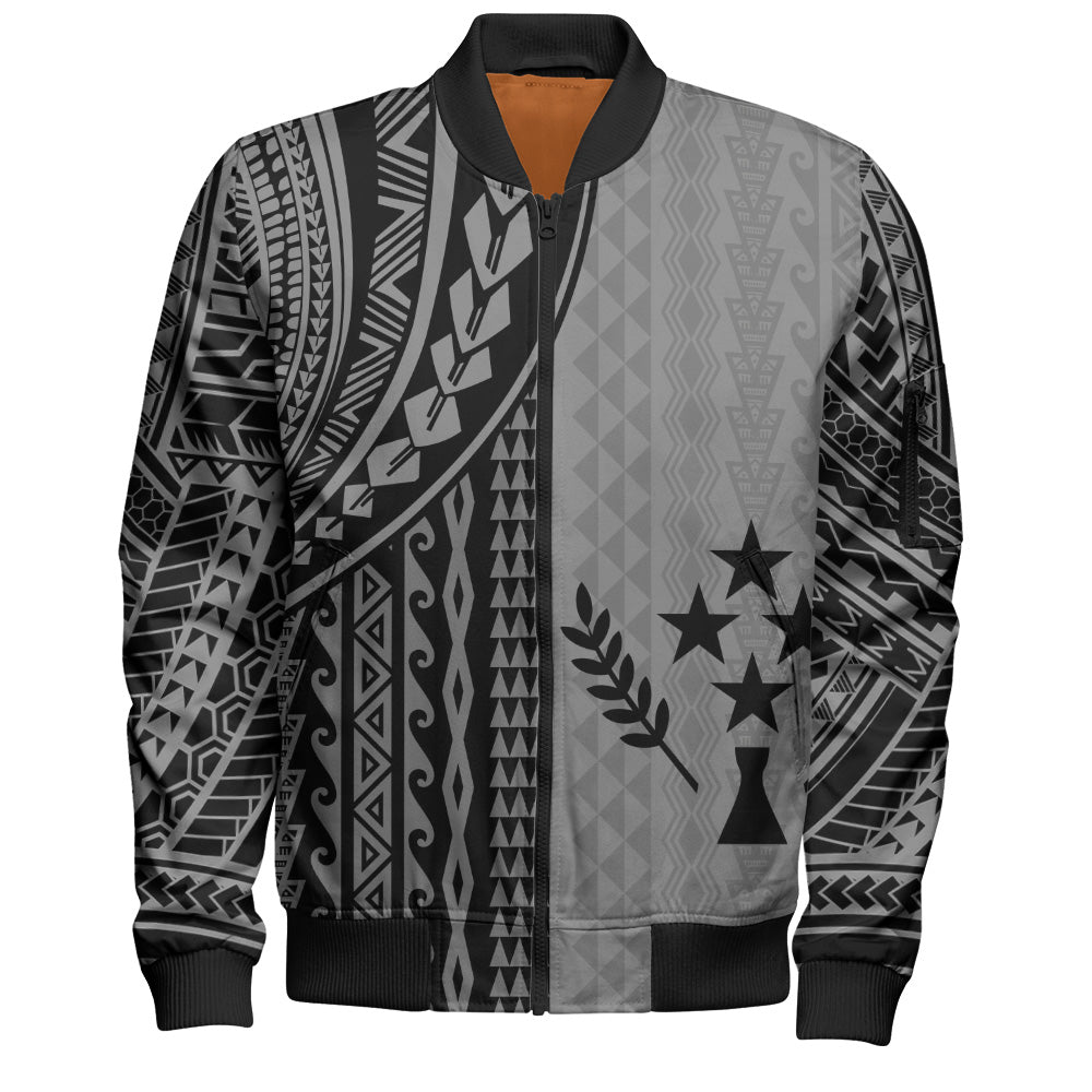 Kosrae Bomber Jacket Polynesian Tattoo