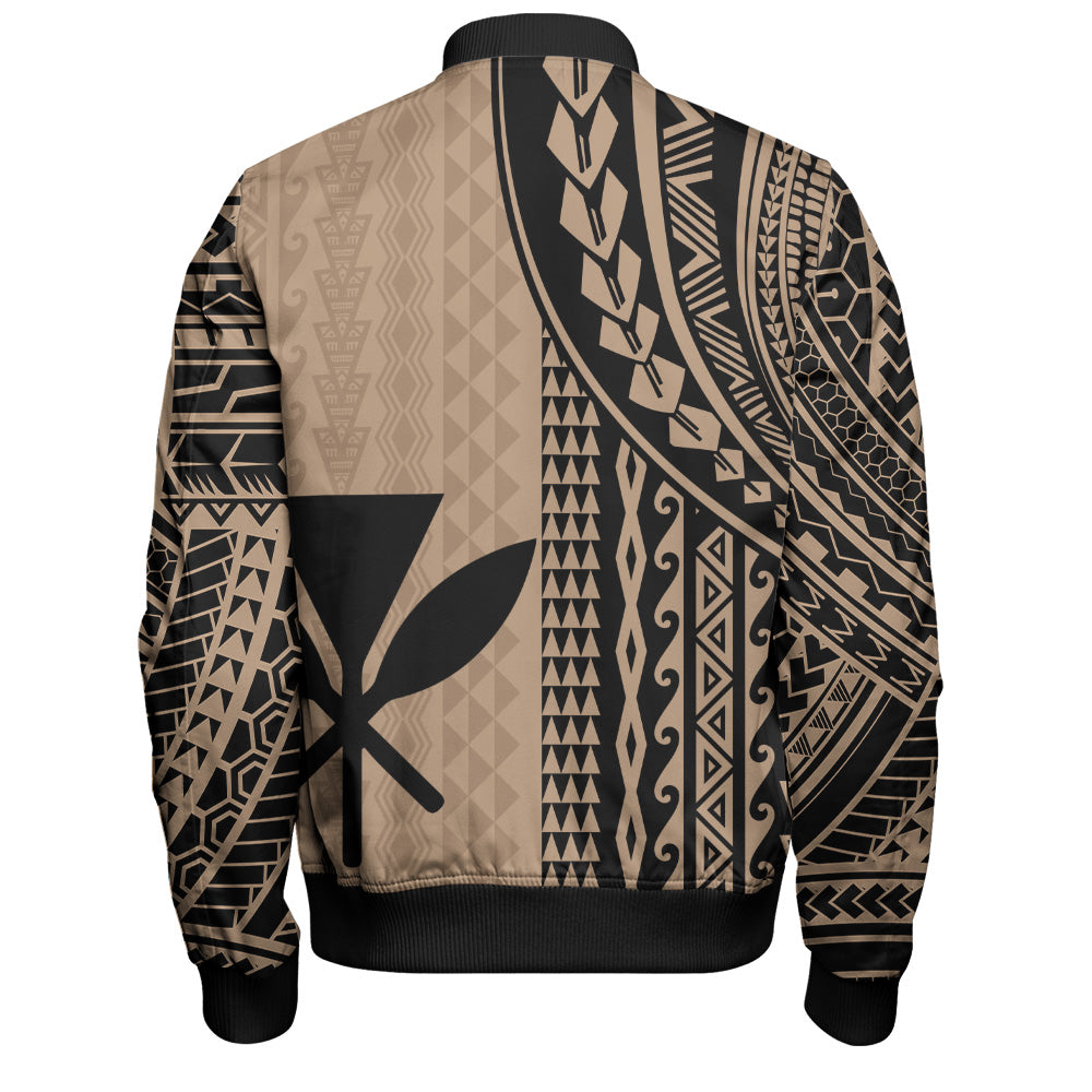 Hawaii Bomber Jacket Kanaka Maoli Polynesian Tattoo