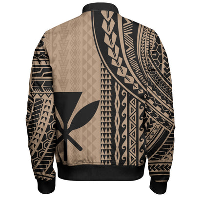 Hawaii Bomber Jacket Kanaka Maoli Polynesian Tattoo