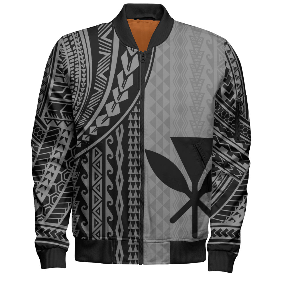 Hawaii Bomber Jacket Kanaka Maoli Polynesian Tattoo