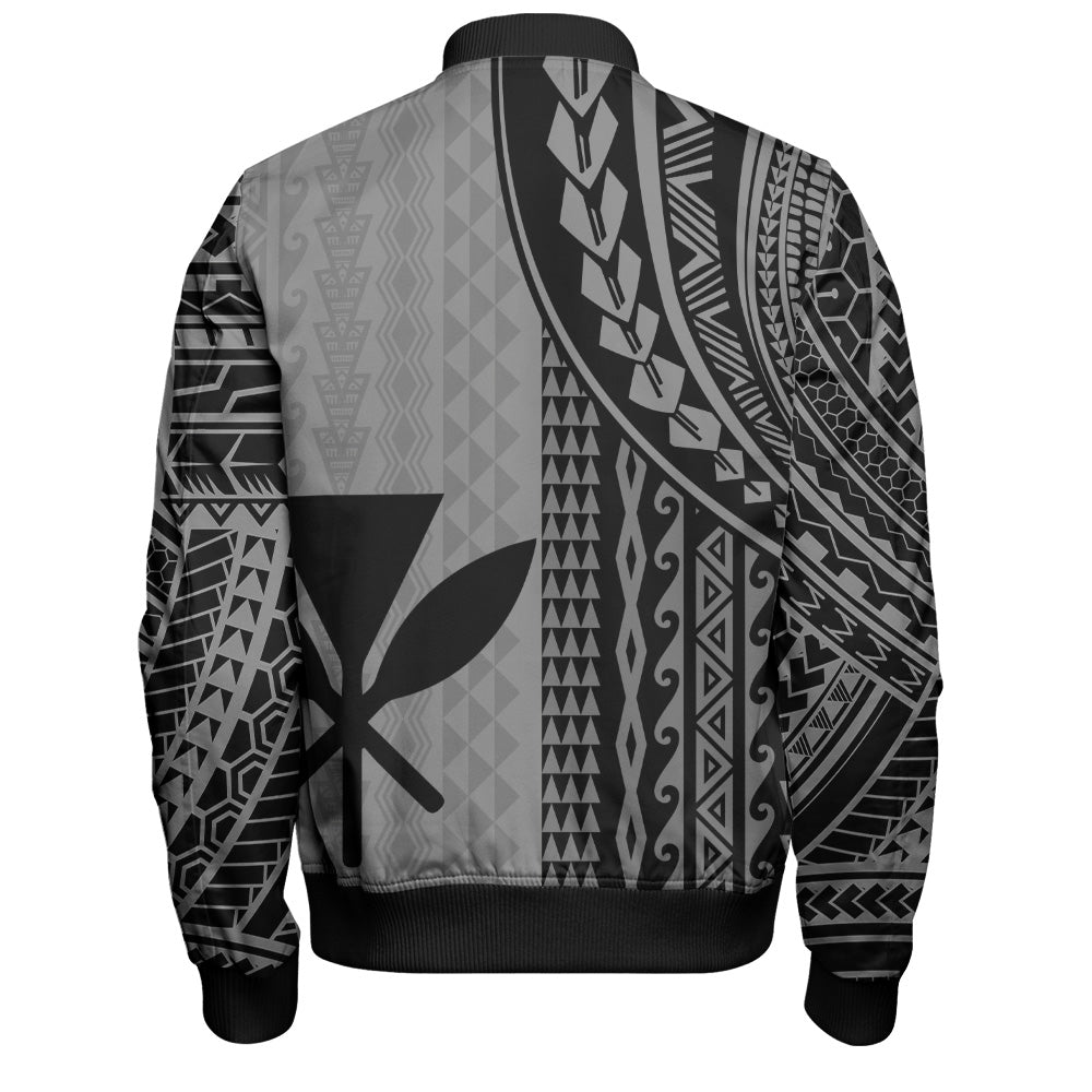 Hawaii Bomber Jacket Kanaka Maoli Polynesian Tattoo