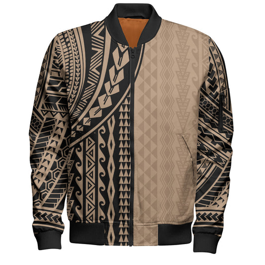 Hawaii Bomber Jacket Polynesia Polynesian Tattoo