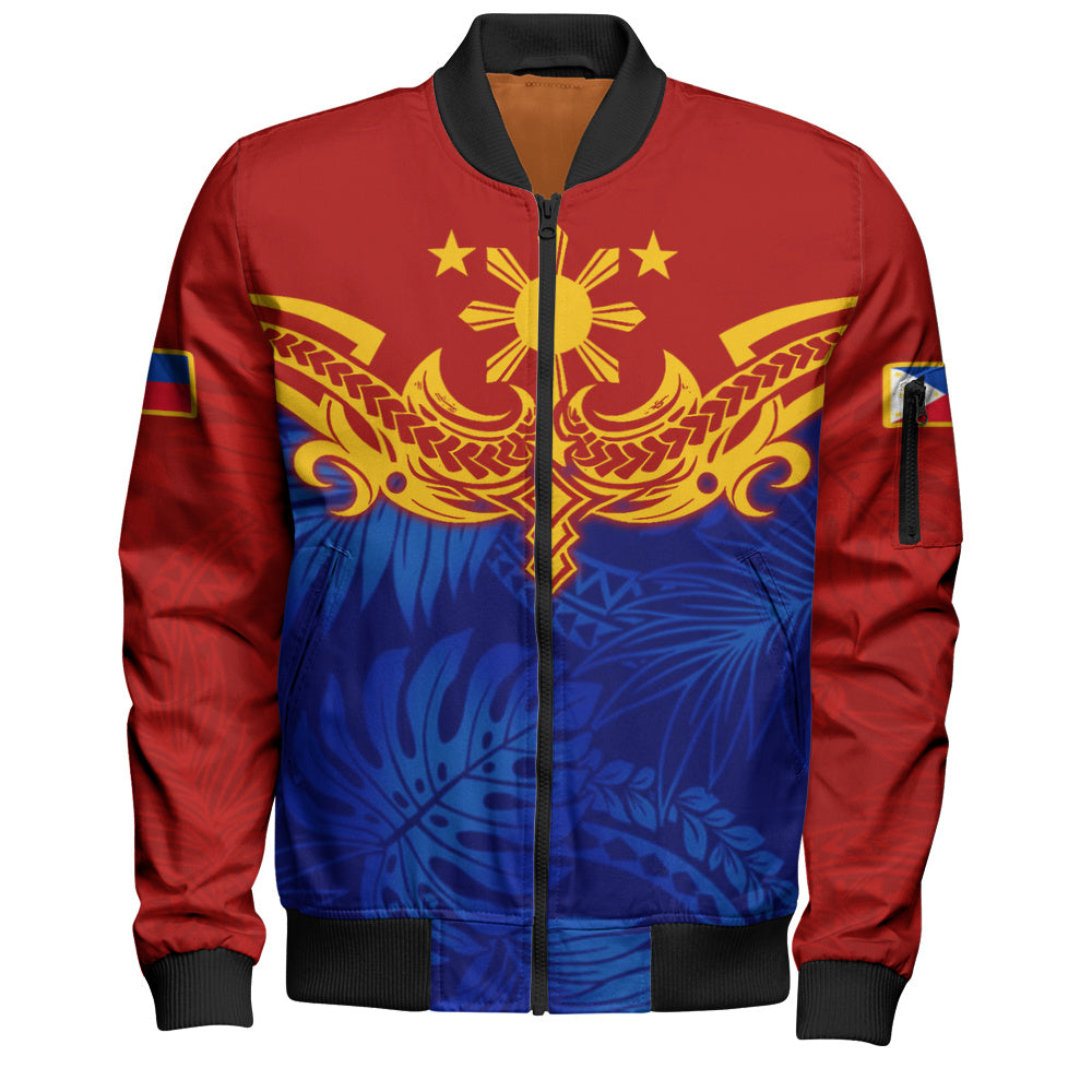 Philippines Filipinos Bomber Jacket Tropical Polynesian Philippines