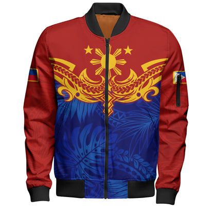 Philippines Filipinos Bomber Jacket Tropical Polynesian Philippines