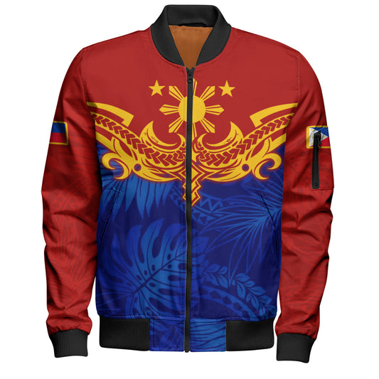 Philippines Filipinos Bomber Jacket Tropical Polynesian Philippines