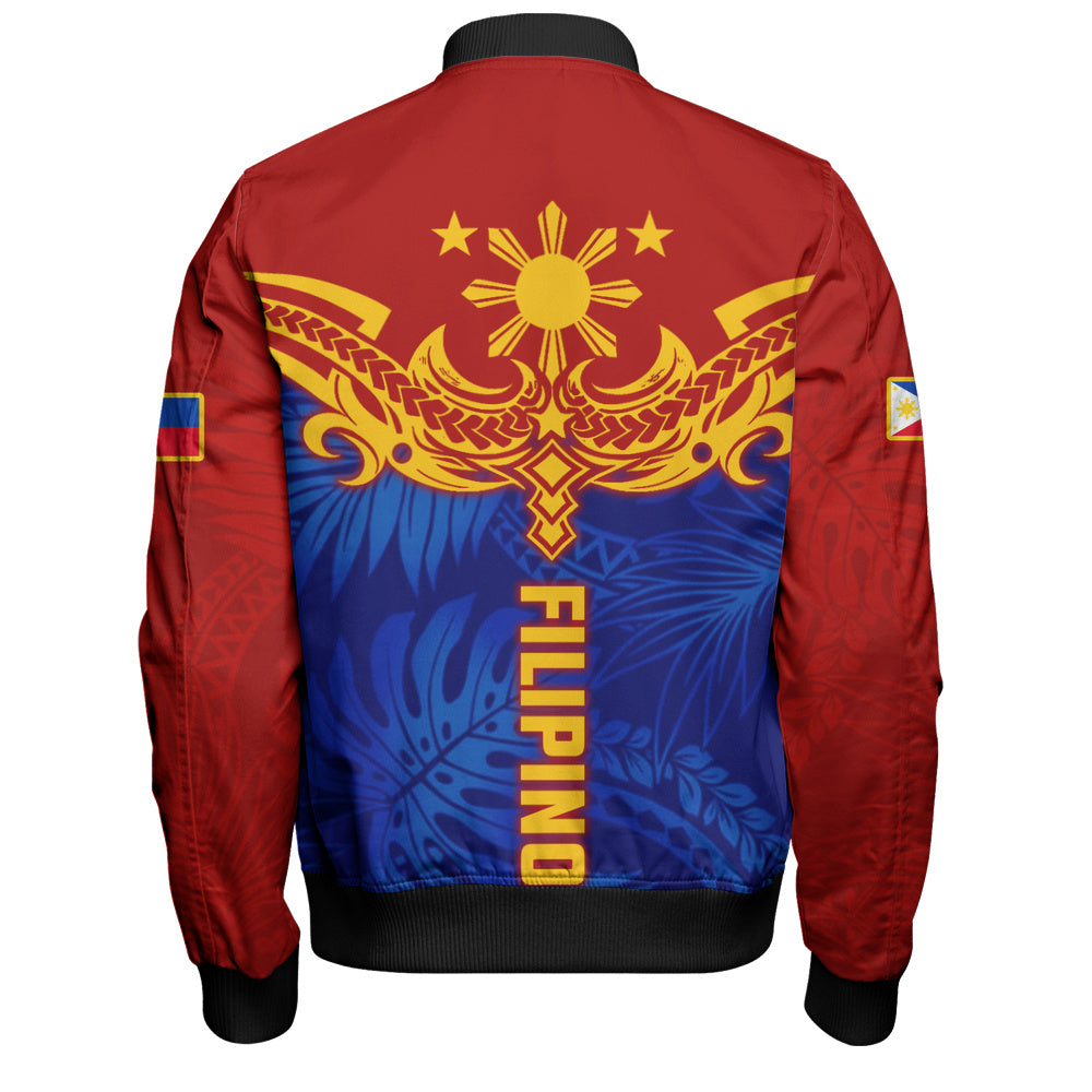 Philippines Filipinos Bomber Jacket Tropical Polynesian Philippines