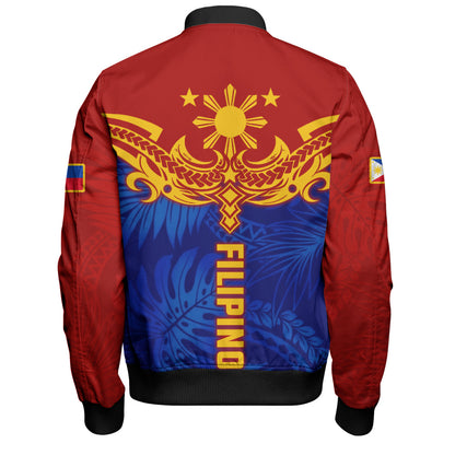 Philippines Filipinos Bomber Jacket Tropical Polynesian Philippines