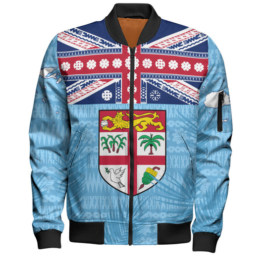 Fiji Bomber Jacket Fiji Day Island Crest Pride