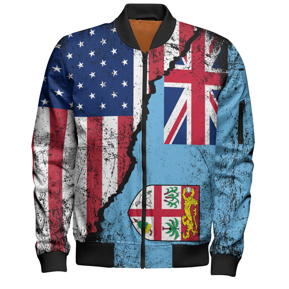 Fiji Bomber Jacket Fijian American Unity Style