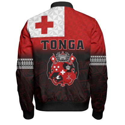 Tonga Bomber Jacket Kingdom Crest 676 Island Pride
