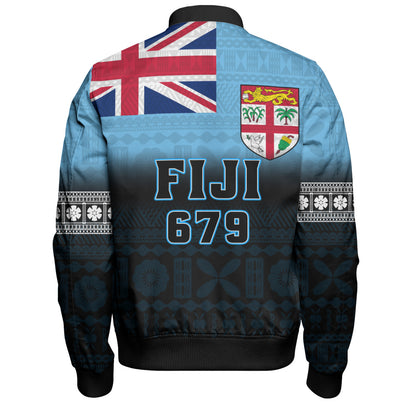 Fiji Bomber Jacket 679 Island Crest Tribal Pride