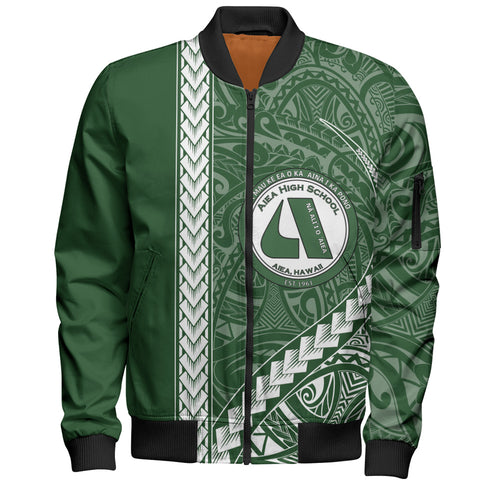 ʻAiea High School Bomber Jacket Tribal Polynesian Pride Style