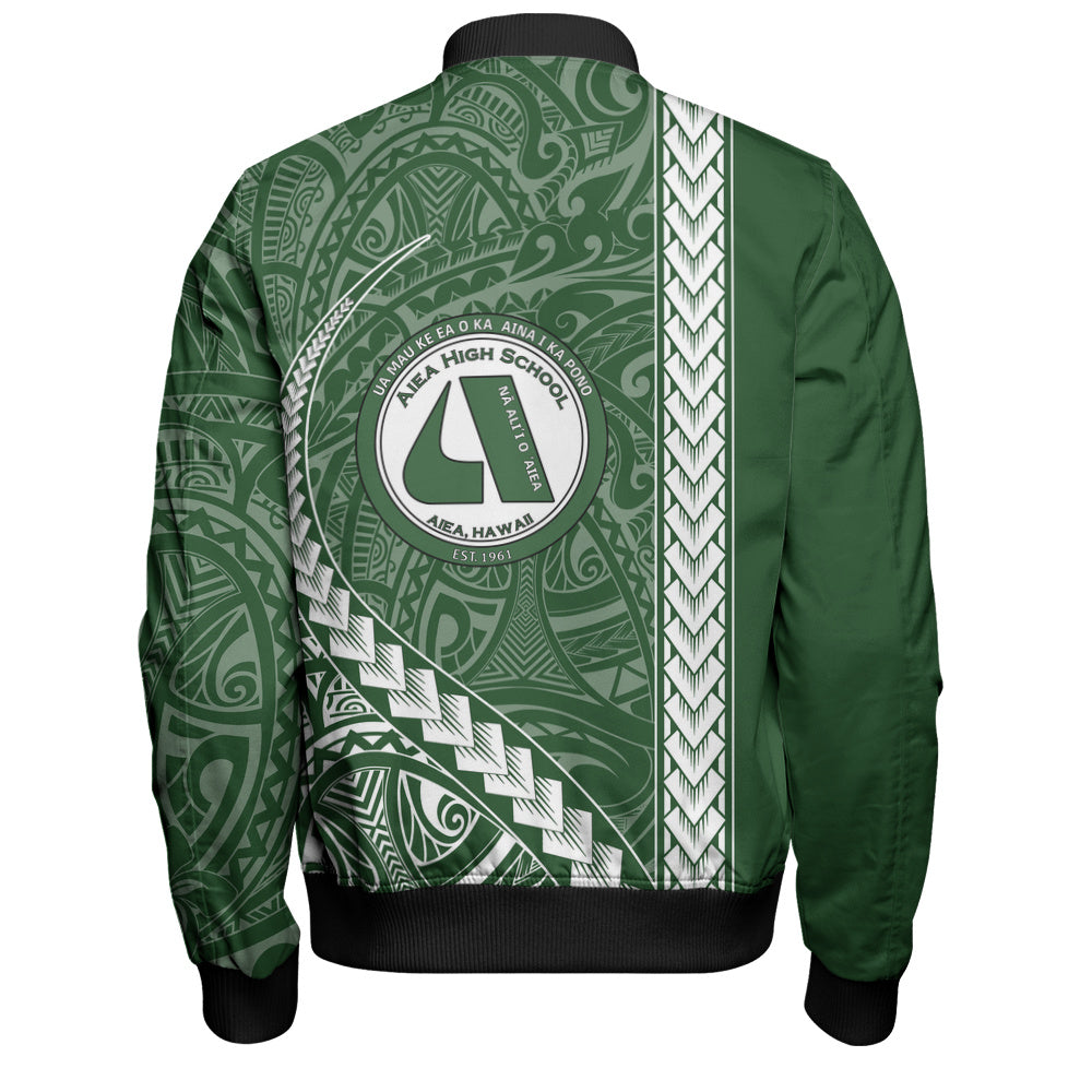 ʻAiea High School Bomber Jacket Tribal Polynesian Pride Style
