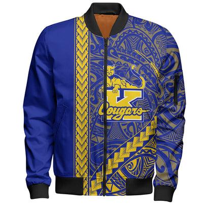 Henry J. Kaiser High School (Hawaii) Bomber Jacket Tribal Polynesian Pride Style