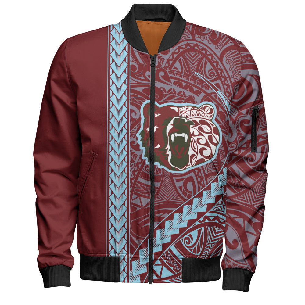 Henry Perrine Baldwin High School Bomber Jacket Tribal Polynesian Pride Style