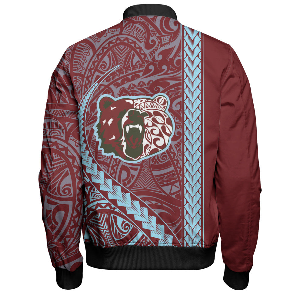 Henry Perrine Baldwin High School Bomber Jacket Tribal Polynesian Pride Style